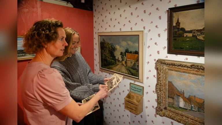 Texelse schilderijen in de oudheidkamer — museum-expo op Texel