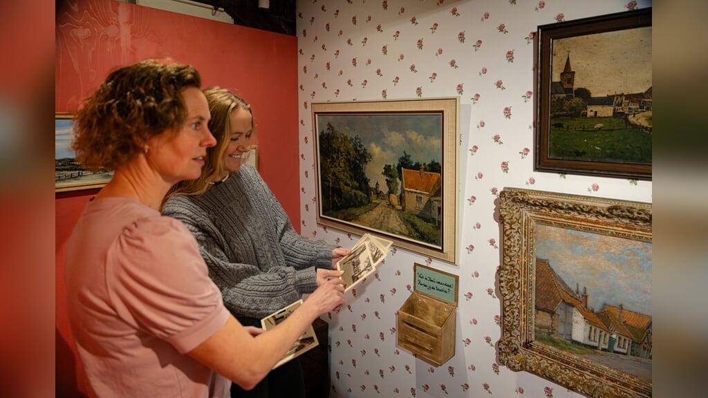 Texelse schilderijen in de oudheidkamer in Texel